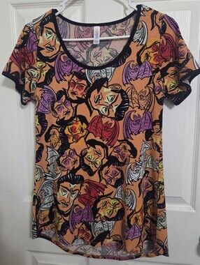 LuLaRoe Womens Halloween Vampire & Bat Shirt